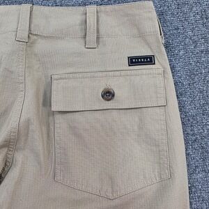 VISSLA Drills Eco Pant Khaki Utility Cargo  Style Men Size 30 Ripstop Surf NWT